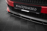 Maxton Design spoiler predného nárazníka ŠKODA Fabia IV Monte Carlo - čierny lesklý