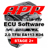 APR Stage 2+ 362 HP 503 Nm úprava riadiacej jednotky chiptuning VW Golf 5 GTI Edition 30 Pirelli Edition 2.0 TFSI - S 1.dielom výfuku od iného výrobcu
