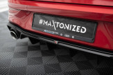 Maxton Design spoiler zadného nárazníka VW Golf VIII GTE s chrómovou imitáciou koncoviek výfuku