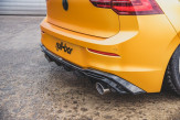 Maxton Design spoiler zadného nárazníka (GTI Look) s výfukom VW Golf VIII - bez povrchovej úpravy