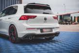 Maxton Design stredový spoiler zadného nárazníka VW Golf VIII GTI - carbon look