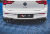 Maxton Design stredový spoiler zadného nárazníka VW Golf VIII GTI - carbon look