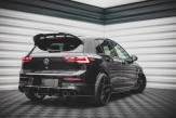 Maxton Design difúzor zadného nárazníka Street Pro VW Golf VIII R - čierno červený