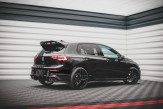 Maxton Design difúzor zadného nárazníka Street Pro VW Golf VIII R - čierno červený