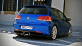 Maxton Design bočné spoilery zadného nárazníka VW Golf VI R - carbon look