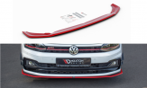 Maxton Design spoiler predného nárazníka VW Polo AW GTI Ver.2 - carbon look