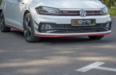 Maxton Design spoiler predného nárazníka VW Polo AW GTI Ver.2 - carbon look