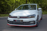 Maxton Design spoiler predného nárazníka VW Polo AW GTI Ver.2 - carbon look