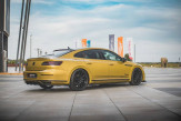 Maxton Design spoiler zadného nárazníka Racing Durability VW Arteon R-Line - červený + lesklé krídielka