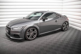 Maxton Design bočné prahové lišty Street Pro AUDI TTS / TT S-Line 8S - čierno červený