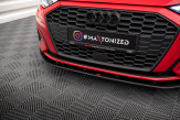 Maxton Design spoiler predného nárazníka Street Pro AUDI A3 8Y - čierny 