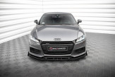 Maxton Design spoiler predného nárazníka Street Pro AUDI TTS / TT S-Line 8S - čierno červený + lesklé krídielka