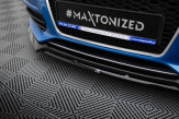Maxton Design spoiler predného nárazníka AUDI A4 S-Line / S4 B8 pred FL Ver.3 - čierny lesklý