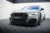 Maxton Design spoiler predného nárazníka AUDI A6 Allroad C8 - čierny lesklý