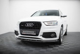 Maxton Design spoiler predného nárazníka AUDI Q3 S-Line 8U Ver.1 - čierny lesklý