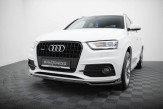 Maxton Design spoiler predného nárazníka AUDI Q3 S-Line 8U Ver.2 - čierny lesklý