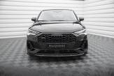 Maxton Design spoiler predného nárazníka AUDI Q3 F3 Sportback Ver.1 - čierny lesklý