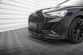 Maxton Design spoiler predného nárazníka AUDI Q3 F3 Sportback Ver.2 - čierny lesklý