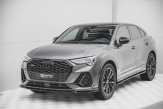 Maxton Design spoiler predného nárazníka AUDI Q3 S-Line F3 Sportback Ver.2 - čierny lesklý