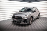 Maxton Design spoiler predného nárazníka AUDI Q3 S-Line F3 Ver.2 - čierny lesklý