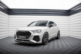 Maxton Design spoiler predného nárazníka AUDI RSQ3 F3 Ver.1 - čierny lesklý