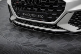 Maxton Design spoiler predného nárazníka AUDI RSQ3 F3 Ver.2 - čierny lesklý