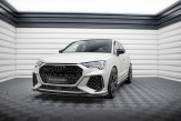 Maxton Design spoiler predného nárazníka AUDI RSQ3 F3 Ver.2 - čierny lesklý