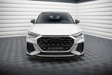 Maxton Design spoiler predného nárazníka AUDI RSQ3 F3 Ver.2 - čierny lesklý