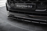 Maxton Design spoiler predného nárazníka AUDI SQ8 / Q8 S-Line po FL - čierny lesklý  