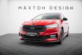 Maxton Design spoiler predného nárazníka ŠKODA Fabia IV - čierny lesklý