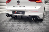 Maxton Design spoiler zadného nárazníka VW Golf VIII GTI Ver.4 - čierny lesklý