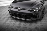 Maxton Design spoiler predného nárazníka VW Golf VIII R Ver.7 - čierny lesklý