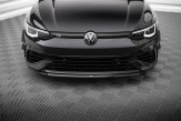 Maxton Design spoiler predného nárazníka VW Golf VIII R Ver.7 - čierny lesklý