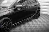 Maxton Design bočné prahové lišty VW Golf VIII R Ver.3 - čierny lesklý