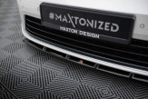 Maxton Design spoiler predného nárazníka VW Golf VII R / R-Line pred FL Ver.5 - čierny lesklý