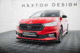 Maxton Design spoiler predného nárazníka ŠKODA Fabia IV Monte Carlo - čierny lesklý