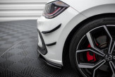 Maxton Design prítlačné krídielka predného nárazníka (canards) VW Polo AW GTI po FL - čierny