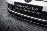 Maxton Design spoiler predného nárazníka VW Polo AW GTI Ver.1 po FL - čierny lesklý