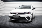 Maxton Design spoiler predného nárazníka VW Polo AW GTI Ver.1 po FL - čierny lesklý