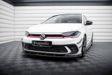 Maxton Design spoiler predného nárazníka VW Polo AW GTI Ver.2 po FL - čierny lesklý