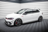 Maxton Design bočné prahové lišty VW Polo AW GTI po FL - čierny lesklý