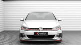 Maxton Design spoiler predného nárazníka VW Golf VII GTI po FL - čierny lesklý