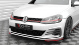 Maxton Design spoiler predného nárazníka VW Golf VII GTI po FL - čierny lesklý