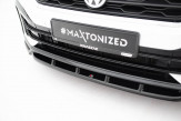 Maxton Design spoiler predného nárazníka VW T-Roc R pred FL - čierny lesklý