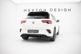 Maxton Design difúzor zadného nárazníka Street Pro VW T-Roc R pred FL - červený