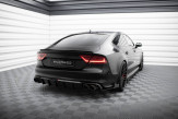 Maxton Design spoiler zadného nárazníka AUDI S7 C7 pred FL - čierny lesklý  