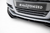 Maxton Design spoiler predného nárazníka Street Pro AUDI TTS / TT S-Line 8J po FL - čierny + lesklé krídielka