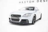 Maxton Design spoiler predného nárazníka Street Pro AUDI TTS / TT S-Line 8J po FL - čierny 