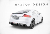 Maxton Design difúzor zadného nárazníka Street Pro AUDI TT S-Line 8J po FL - červený