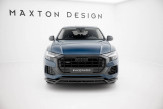 Maxton Design spoiler predného nárazníka AUDI Q8 - čierny lesklý